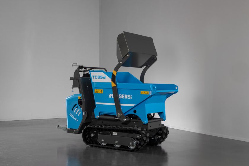 Kettendumper Messersi - TC85d Mieten Vermietung Baumaschinen Werle