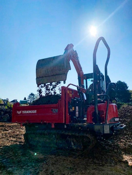 Kettendumper Yanmar - C12 Mieten Vermietung Baumaschinen Werle