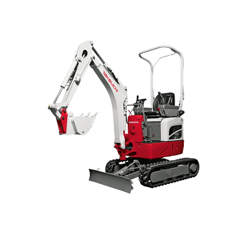 Minibagger mieten - Takeuchi TB210 Mieten Vermietung Baumaschinen Werle