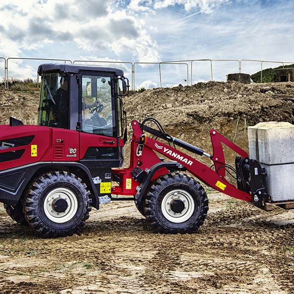 Radlader - Yanmar V80 Mieten Vermietung Baumaschinen Werle