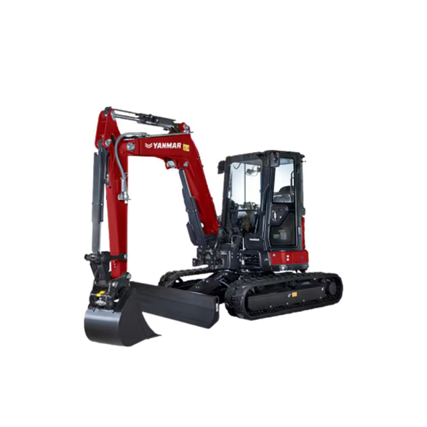 Minibagger mieten - Yanmar VIO50 Mieten Vermietung Baumaschinen Werle