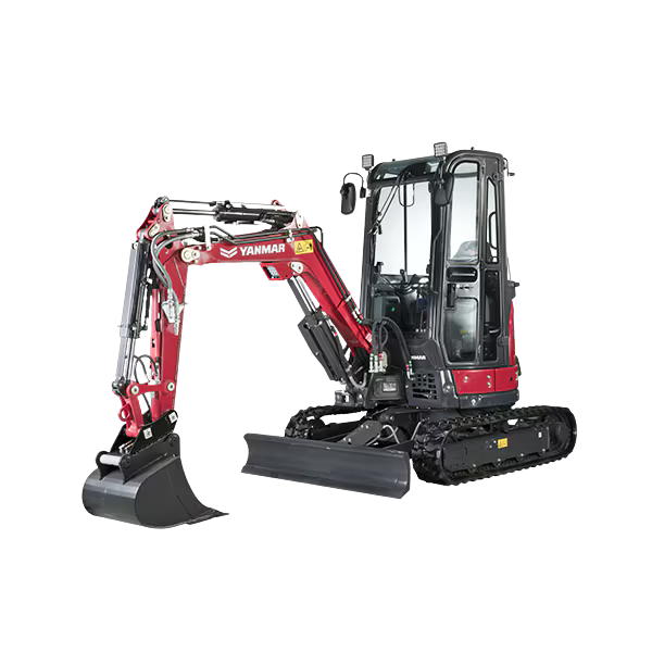 Minibagger mieten - Yanmar VIO23 Mieten Vermietung Baumaschinen Werle