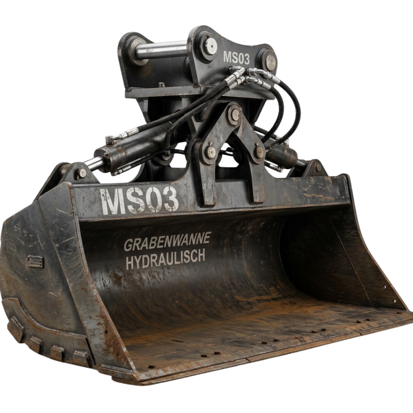 Grabenwanne hydraulisch MS03 - Breite 140cm Mieten Vermietung Baumaschinen Werle